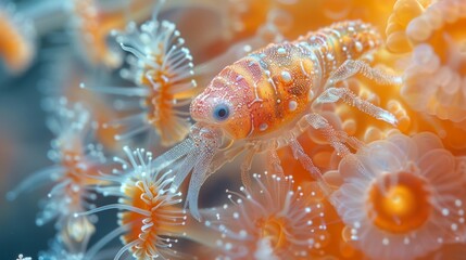 Wall Mural - close up of a shrimp