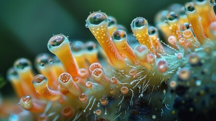 Wall Mural - close up of a coral