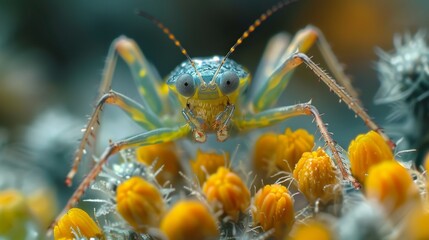 Wall Mural - close up of a bug