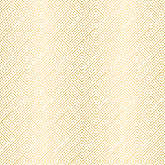 Wall Mural - Seamless geometric pattern background stripe chevron square line zigzag Editable Diagonal Boxes retro style for room decoration.