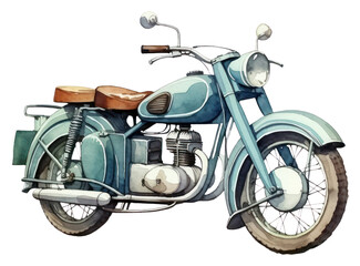 Wall Mural - PNG Classic motorcycle vehicle vespa wheel.