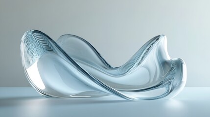 Poster - Abstract Glass Sculpture