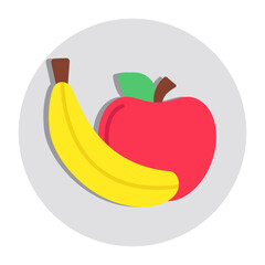 Sticker - Premium download icon of fruits plate