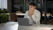 © Yuliia - Shocked Caucasian businessman with laptop failure in office business man shock problem fail lose online trouble company crisis male professional computer stress worker bankrupt browsing pc crash error
