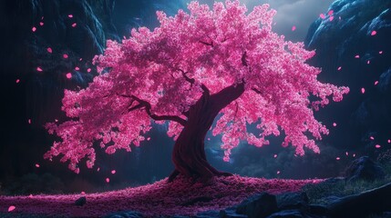 Poster - Mystical Sakura Tree