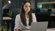 © Yuliia - Caucasian frustrated sad worried confused girl puzzled upset anxiety failure woman female office worker businesswoman reading bad news mobile phone problem at table laptop thinking trouble business