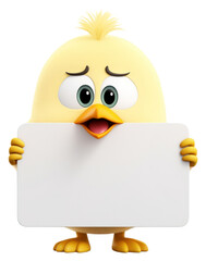 Poster - PNG Angry Duck holding board animal cute bird.