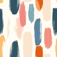 Abstract Paintbrush Strokes in Various Colors