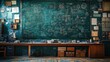 © Svitlana - This image presents a chalkboard covered in complex physics formulas and diagrams, representing scientific thought, education, and intellectual exploration