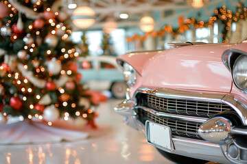 Canvas Print - Christmas Car