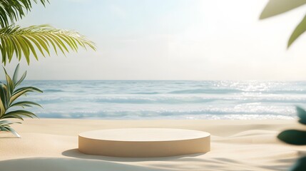 Wall Mural - circle base on the beach