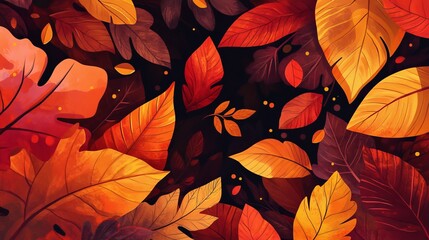 Wall Mural - Autumn Patterns & Backgrounds