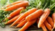 © anatolii - a bunch of fresh carrots in a close-up