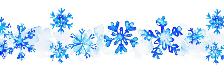 Poster - PNG Snowflakes pattern nature white.