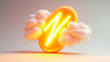 © Lofi Chill - Neon Sign with Clouds Background Animation Loop