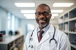 © Vorda Berge - Portrait of a middle aged African American doctor in hospital