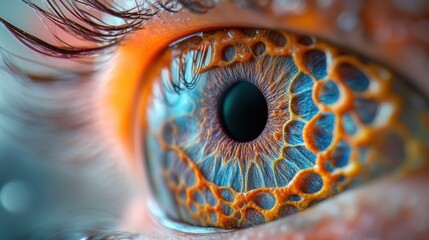 Sticker - Close-up of a Human Eye