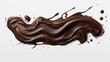 © mehaniq41 - Realistic liquid chocolate long wave splash. Neural network ai generated art