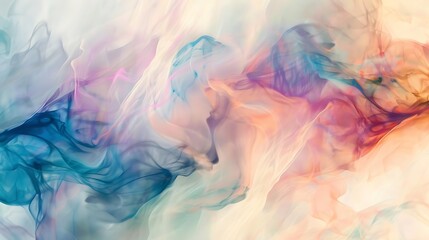 Wall Mural - A slightly enlarged, high-definition image of an abstract watercolor background.