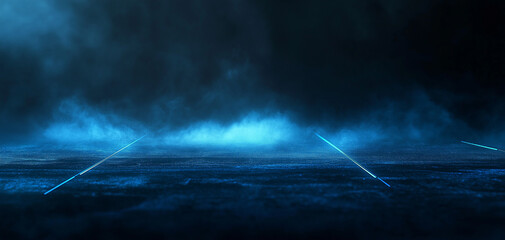 Wall Mural - Moody, atmospheric scene with a sense of depth and mystery