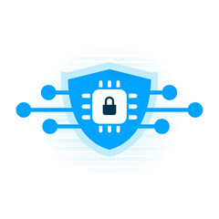 Zero Trust Architecture, Data Encryption, Advanced Cybersecurity, Endpoint, Threat Protection concept illustration flat design. simple modern graphic element for landing page ui, infographic, icon