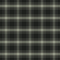 Plaid pattern with twill weave.Dark green tartan check seamless pattern.Vector illustration geometric background for fabric and paper.