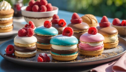 Wall Mural - Colorful Cookie Stack