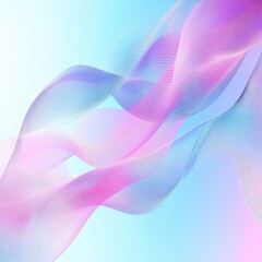 A vibrant abstract wave design with soft gradient colors of pink and blue, perfect for backgrounds or creative projects.