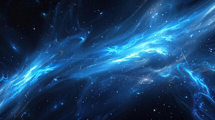 Wall Mural - space background with stardust and shining stars. realistic colorful cosmos with nebula and milky wa
