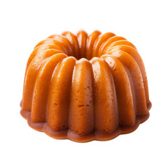 Delicious Smooth Bundt Cake with a Rich Orange Color and Texture