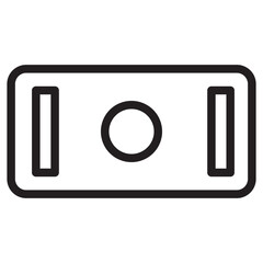 Canvas Print - Bill Cash Money Line Icon