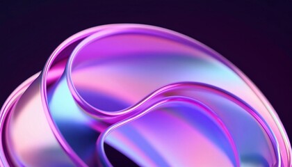 Wall Mural - abstract futuristic shape, 3d render