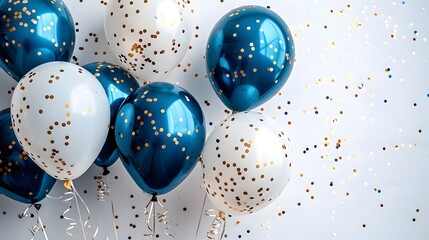 Wall Mural - celebratory balloons for birthdays add a festive touch.