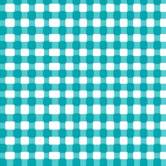 Poster - Abstract checkered background in blue and white