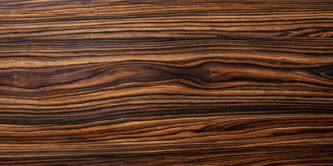 Poster - Close-up shot of ebony wood texture with dark, rich tones and intricate grain patterns