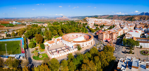 Wall Mural - Bullring or plaza de toros in Antequera, Spain