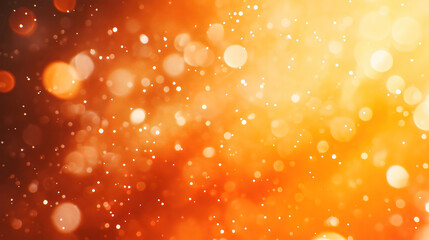 Wall Mural - Soft Focus Orange Background with Glowing Bokeh and Gradient