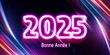 © franz massard - 2025 bonne année néon
