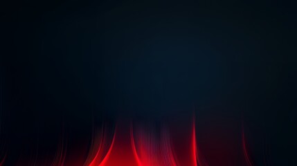 Wall Mural - Abstract red and black background with glowing lines.