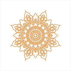 Poster - outline mandala