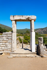 Poster - Kaunos ancient city near Dalyan town in Turkey