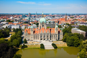 Wall Mural - New Town Hall in Hannover