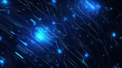 Abstract Futuristic Technology Background