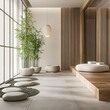 © Drew - Serene Modern Interior with Bamboo and Natural Elements