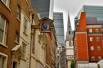 Canvas Print - London; England - may 23 2024 : City of London