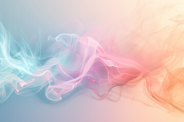 Sticker - A colorful, abstract background with pink, blue, and orange swirls