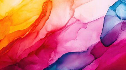 Wall Mural - Vibrant Abstract Watercolor Background