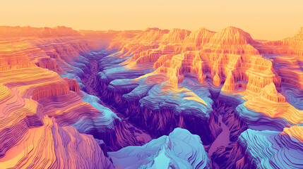 Wall Mural - grand canyon sunset