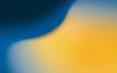 Wall Mural - Blue yellow blurred background. Abstract background with a blend of blue and yellow colors, perfect for presentations, websites, and social media.