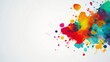 © Leli - Colorful abstract shapes blend together celebrating creativity and artistic inspiration